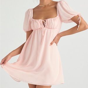 House of CB Princess Pink Quartz Mini Dress size XS